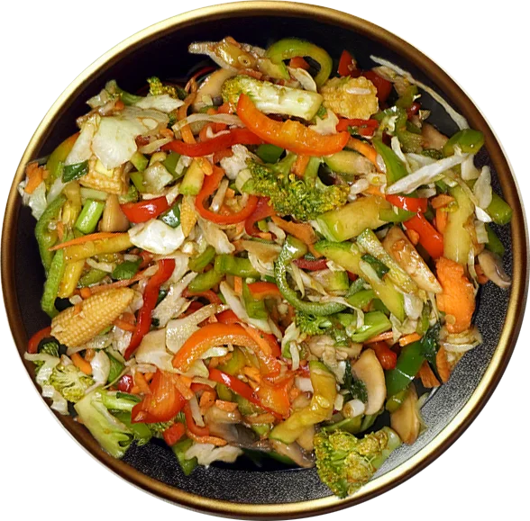 Wokta Stir Fried Karışık Sebze